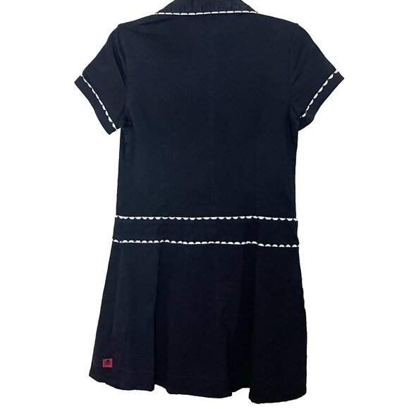 Tripp NYC Dress Size Large Zip Grunge Goth Short Sleeves - Picture 2 of 11